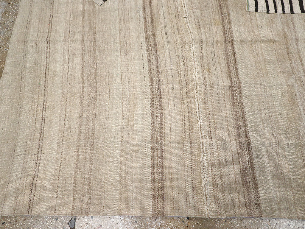 Vintage Persian Flatweave Kilim Accent Rug, No.26757 - Gss