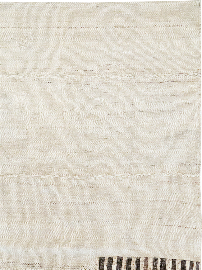 Vintage Persian Flatweave Kilim Accent Carpet, No.26758 - Gss