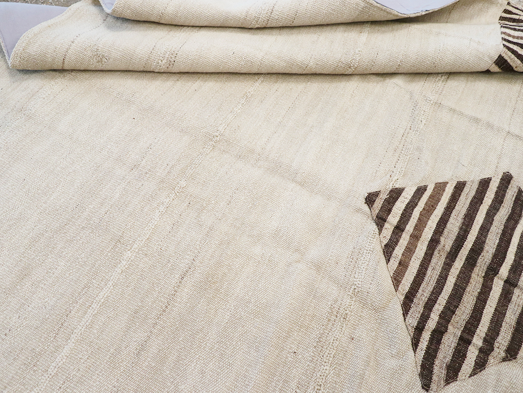 Vintage Persian Flatweave Kilim Accent Carpet, No.26758 - Gss