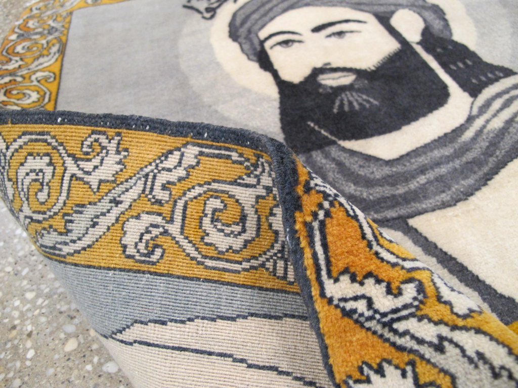 Persian Pictorial Tabriz Rug, No.26763 - Gss