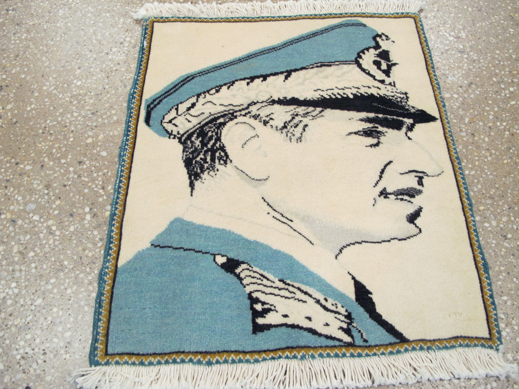 Persian Tabriz Pictorial Rug, No.26764 - Gss