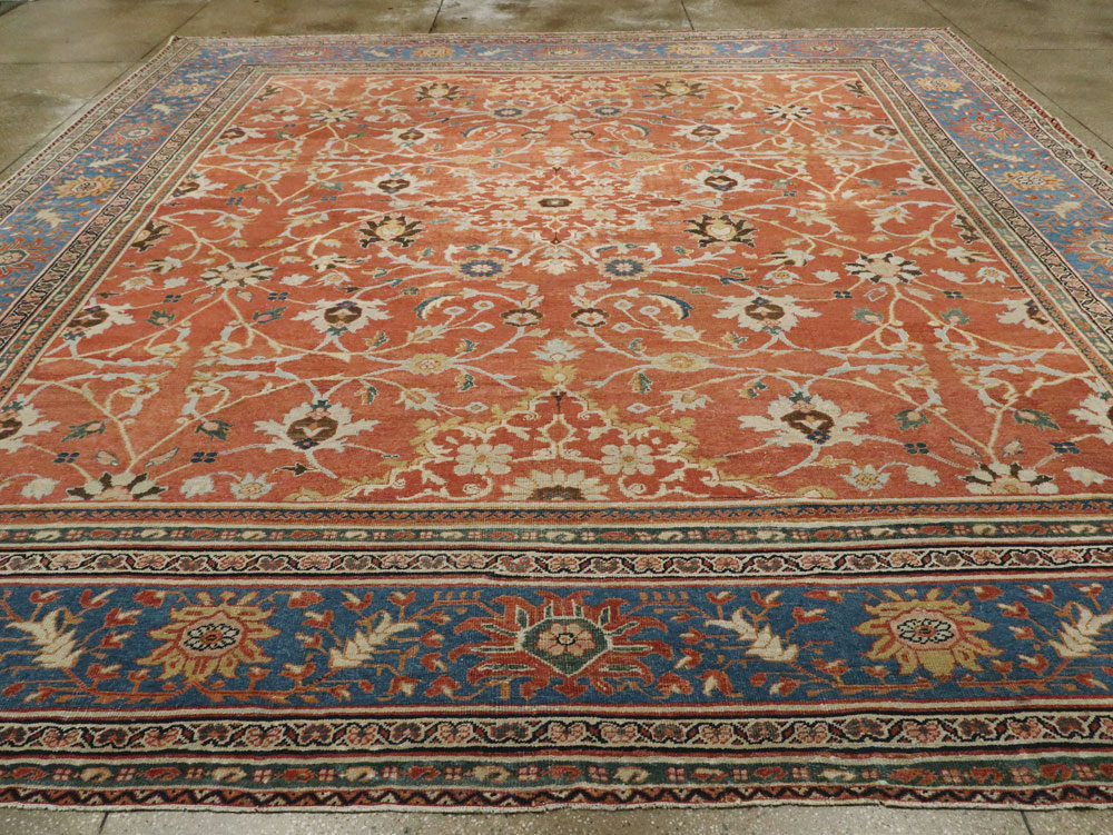 Antique Persian Mahal Large Square Carpet, No.26769 - Gss
