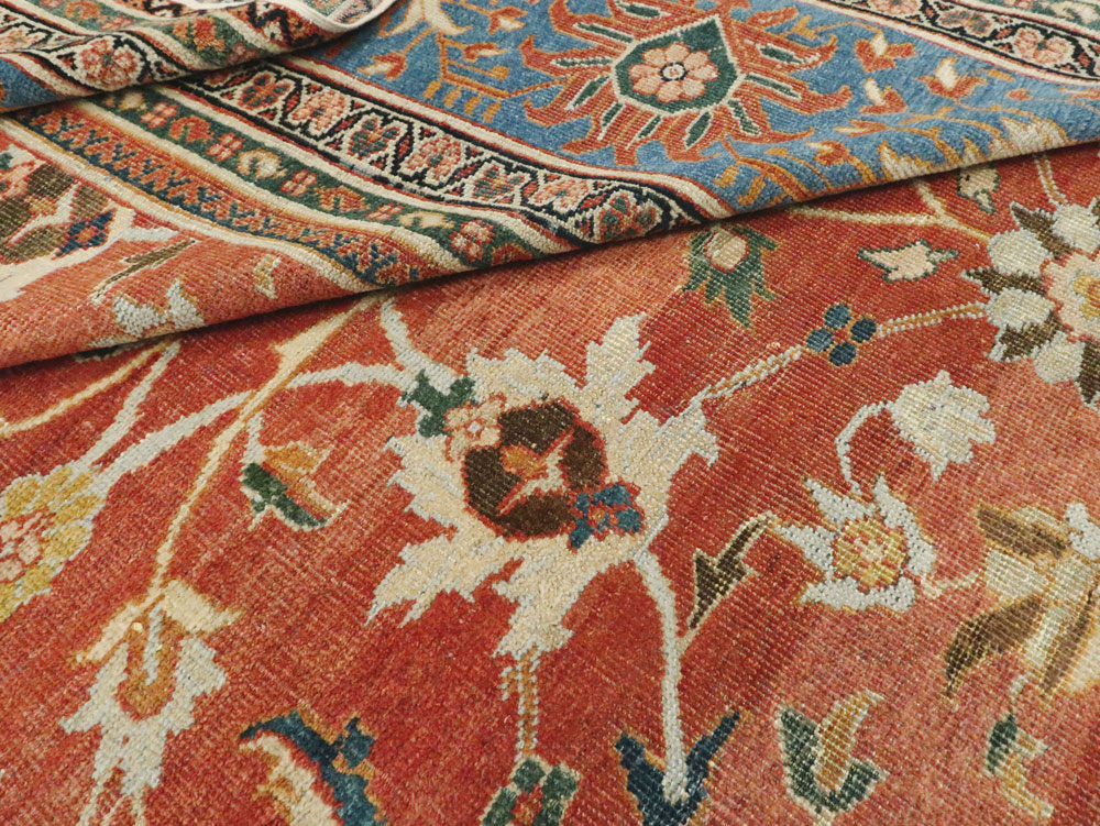 Antique Persian Mahal Large Square Carpet, No.26769 - Gss