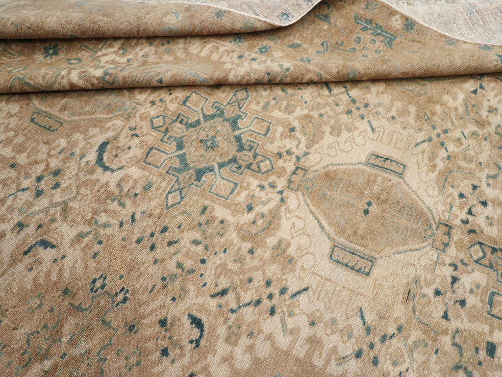 Vintage Persian Karajeh Small Room Size Carpet, No.26772 - Gss