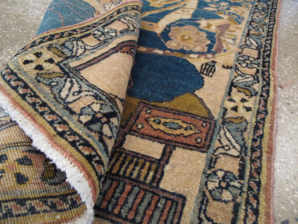 Antique Persian Tabriz Pictorial Rug, No.26782 - Gss