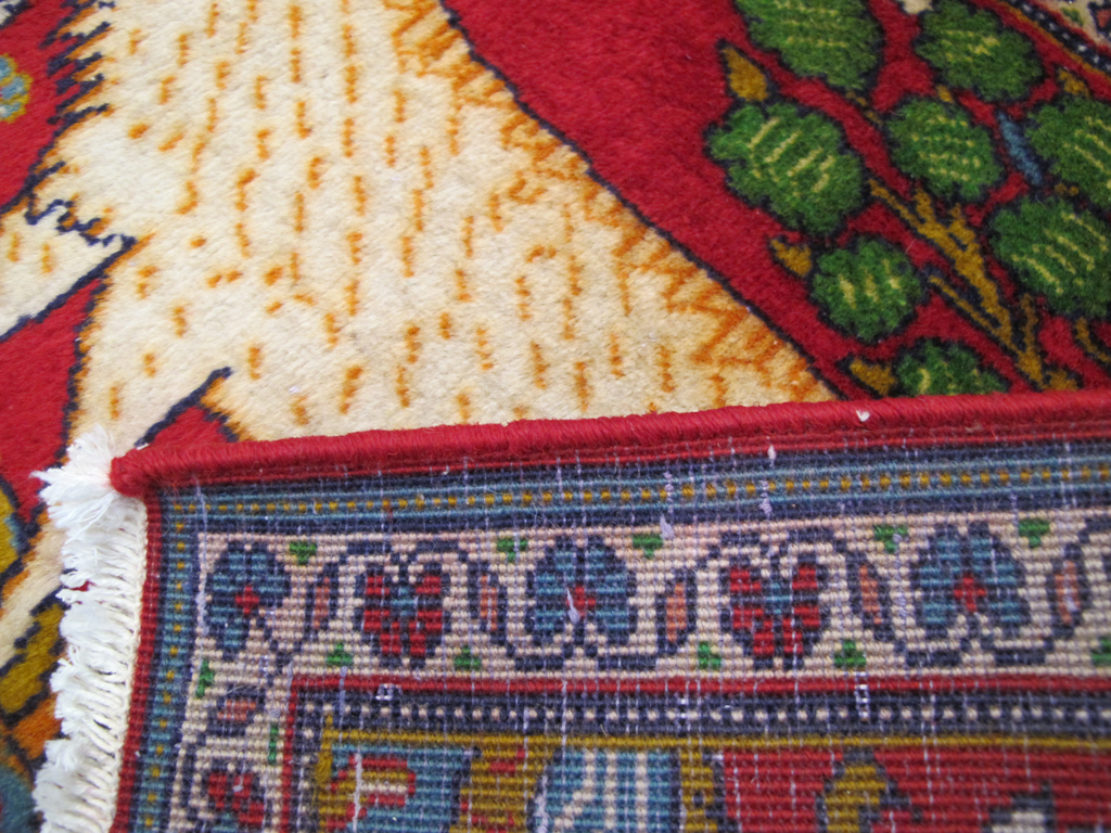 Vintage Persian Tabriz Pictorial Rug (Pair: 1 of 2), No.26788 - Gss