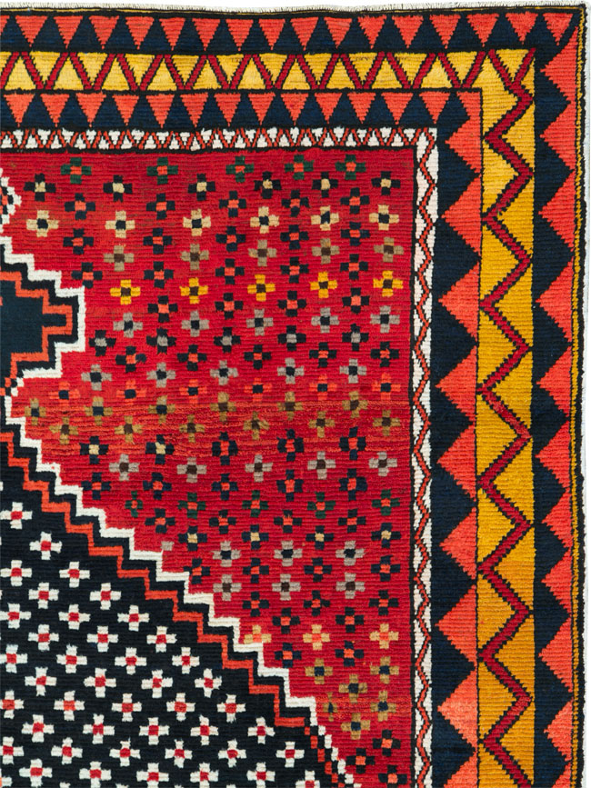 Vintage Persian Gabbeh Rug, No.26797 - Gss