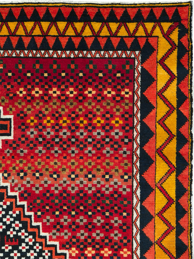 Vintage Persian Gabbeh Rug, No.26797 - Gss