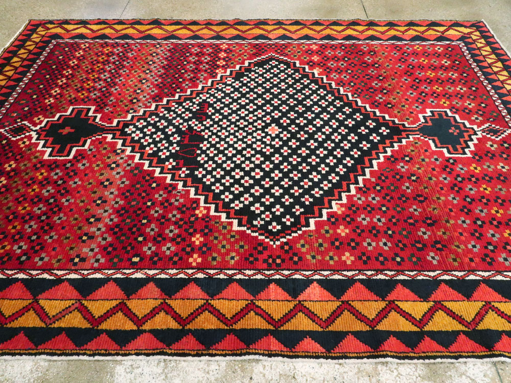 Vintage Persian Gabbeh Rug, No.26797 - Gss