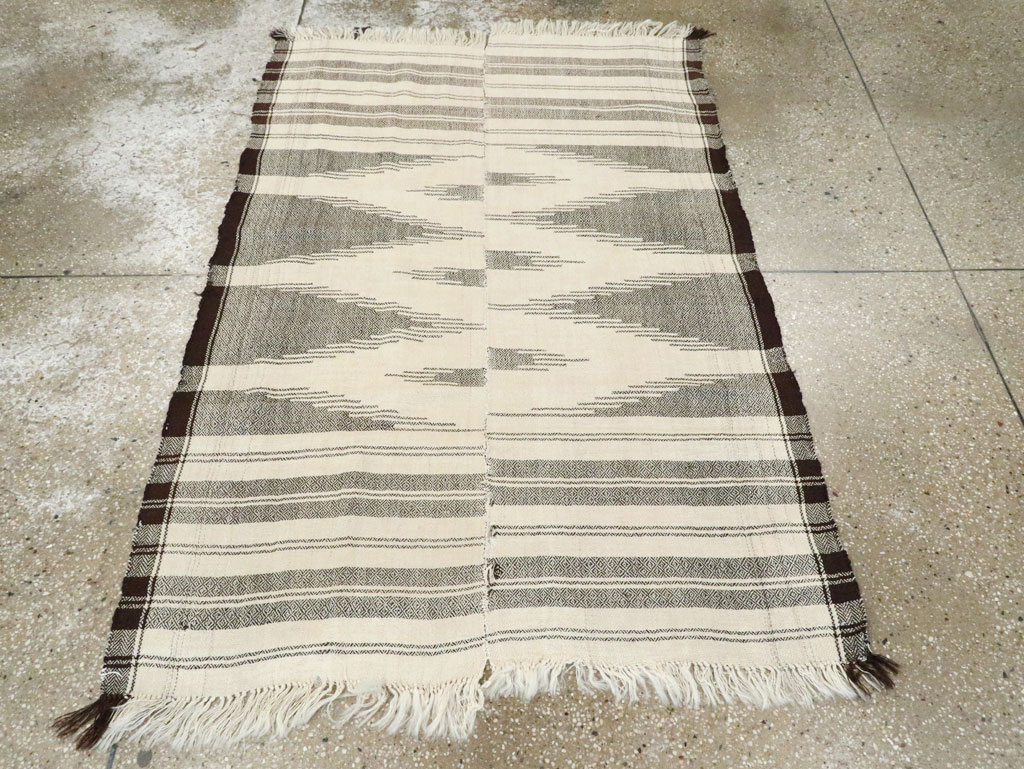 Vintage Persian Textile Flatweave, No.26804 - Gss