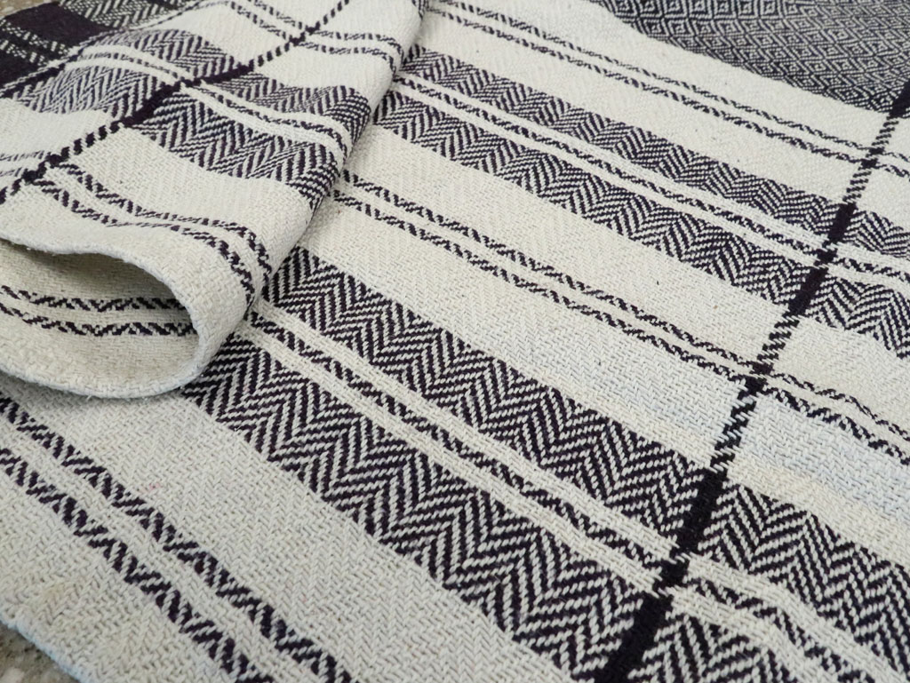 Vintage Persian Textile Flatweave, No.26807 - Gss