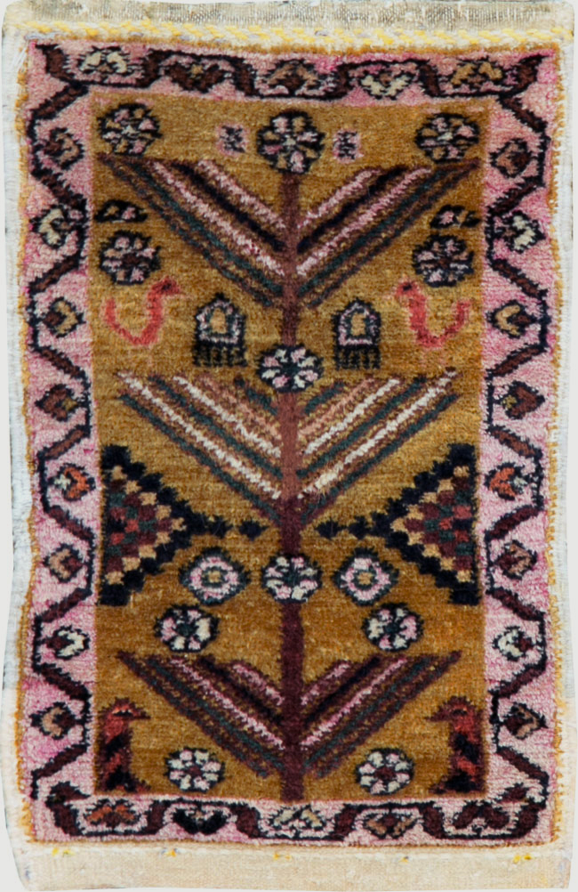 Vintage Persian Gabbeh Tribal Throw Rug, No.26825 - Gss