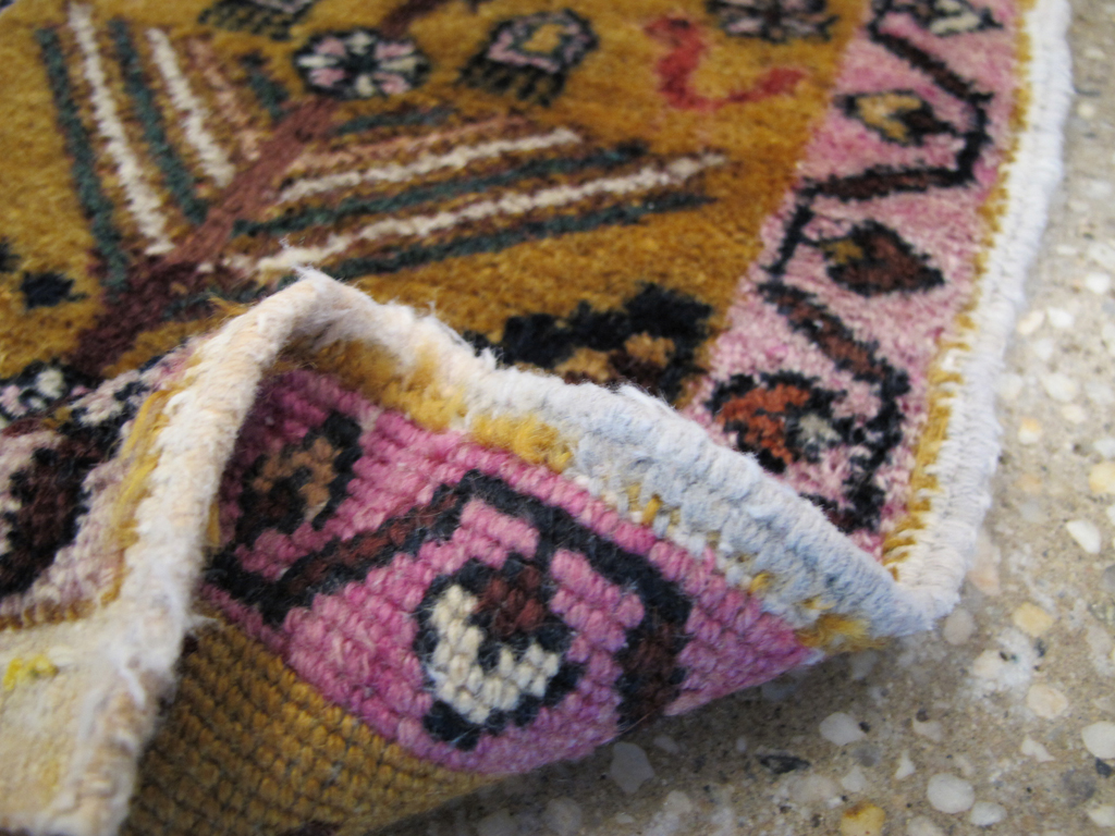 Vintage Persian Gabbeh Tribal Throw Rug, No.26825 - Gss