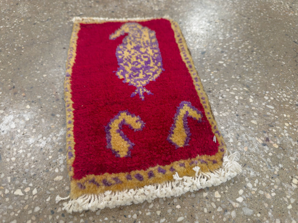 Vintage Persian Gabbeh Bag Face, No.26826 - Gss