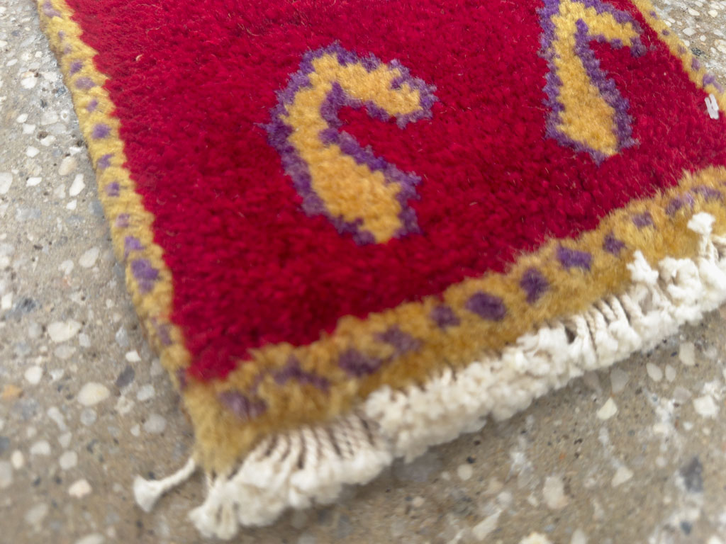 Vintage Persian Gabbeh Bag Face, No.26826 - Gss