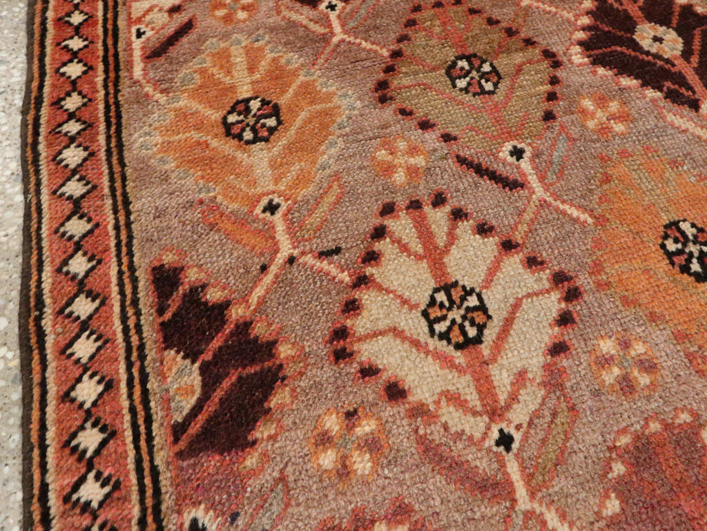 Vintage Persian Malayer Throw Rug, No.26828 - Gss
