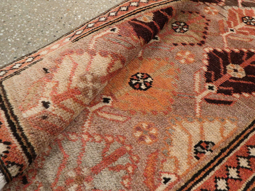 Vintage Persian Malayer Throw Rug, No.26828 - Gss