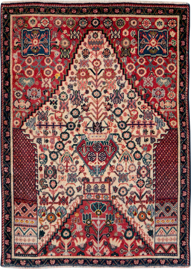Vintage Persian Afshar Rug, No.26830 - Gss
