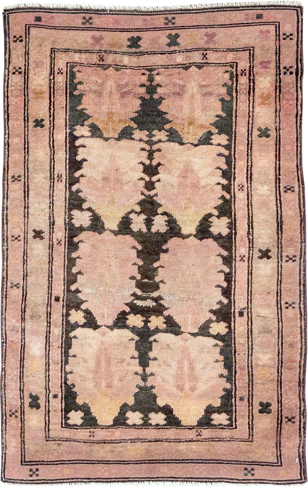 Vintage Persian Ardabil Throw Rug, No.26831 - Gss