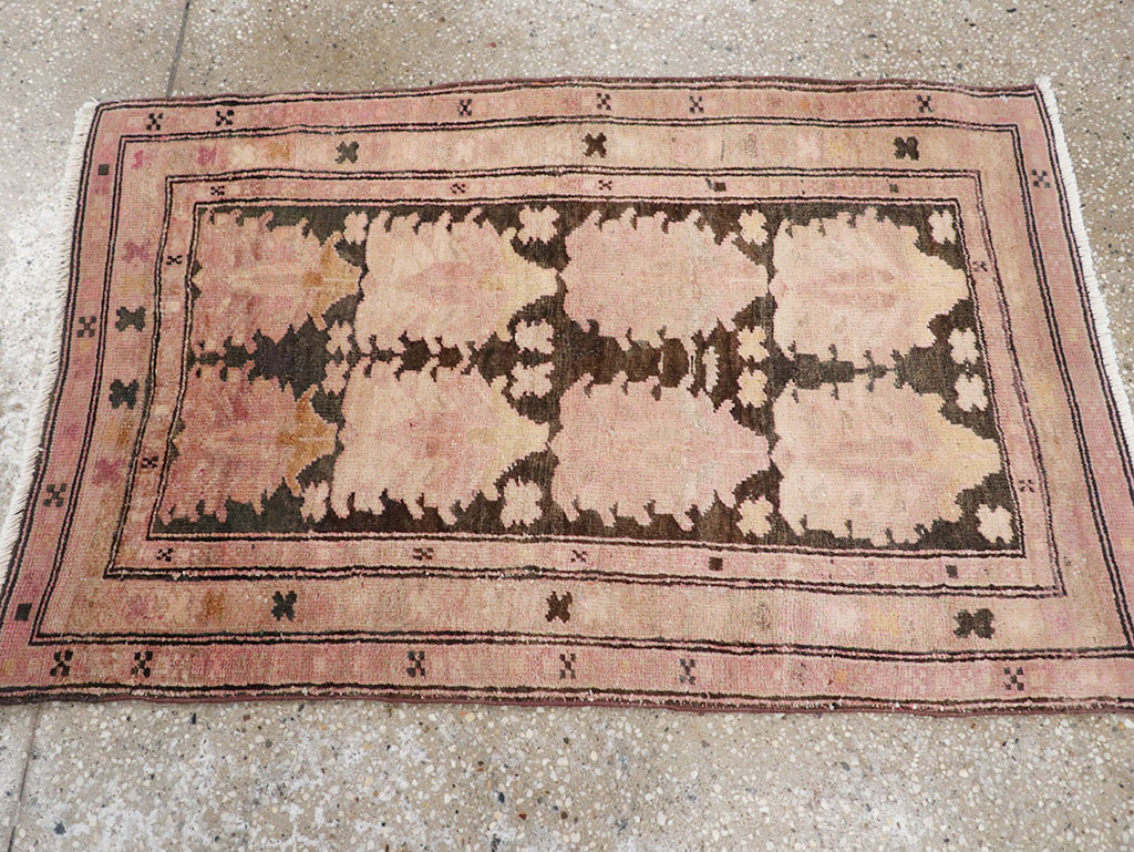 Vintage Persian Ardabil Throw Rug, No.26831 - Gss