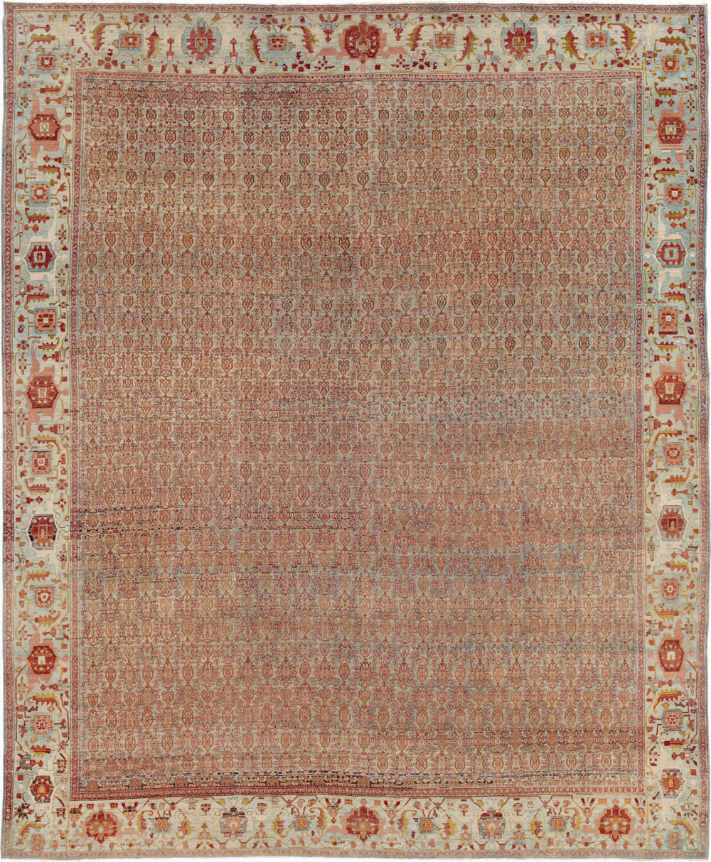 Antique Senneh Malayer Rug, No.26835 - Gss