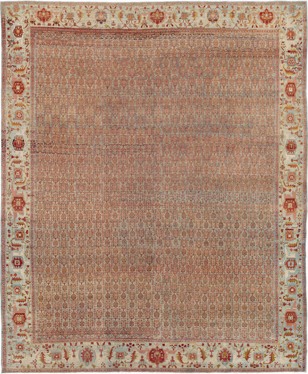Antique Senneh Malayer Rug, No.26835 - Gss