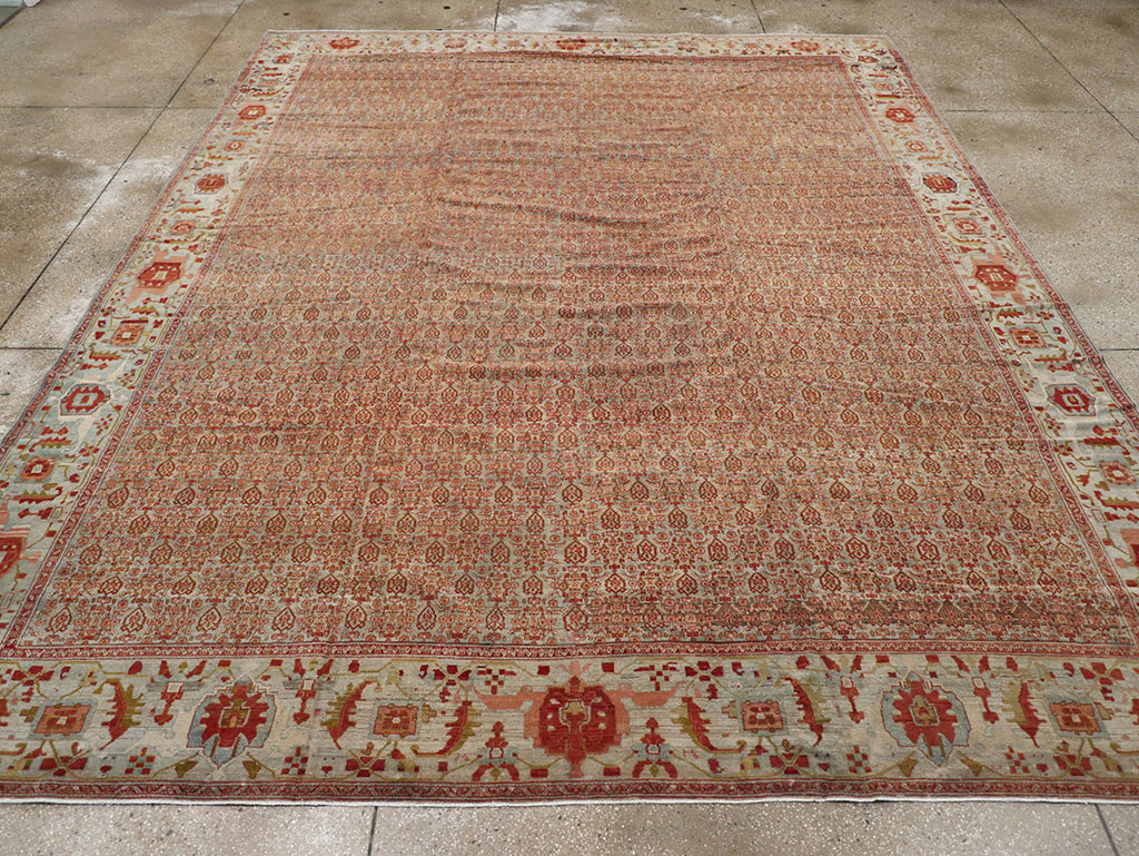 Antique Senneh Malayer Rug, No.26835 - Gss