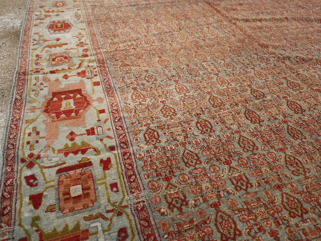 Antique Senneh Malayer Rug, No.26835 - Gss