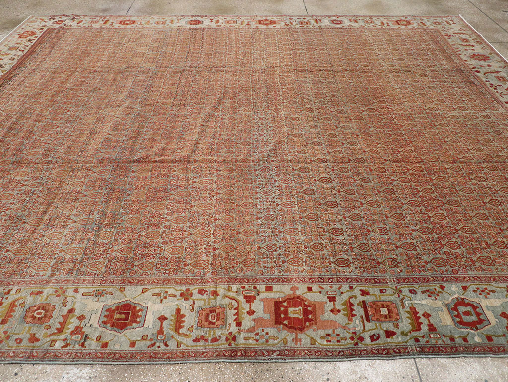 Antique Senneh Malayer Rug, No.26835 - Gss