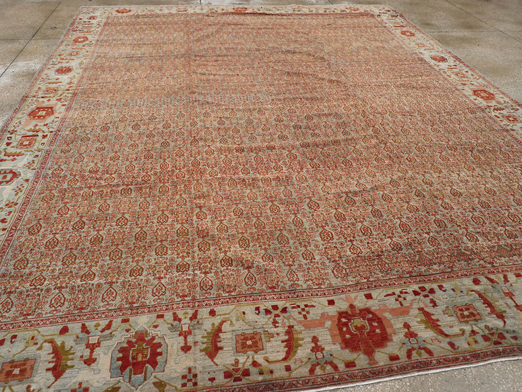 Antique Senneh Malayer Rug, No.26835 - Gss
