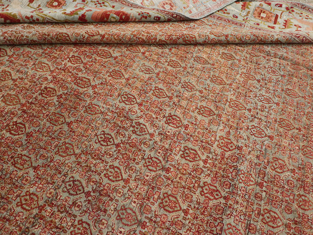 Antique Senneh Malayer Rug, No.26835 - Gss