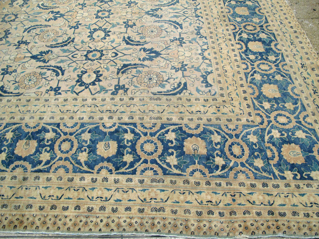 Antique Persian Tabriz Large Room Size Carpet, No.26844 - Gss