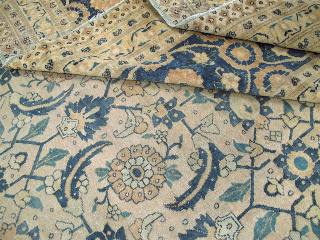 Antique Persian Tabriz Large Room Size Carpet, No.26844 - Gss