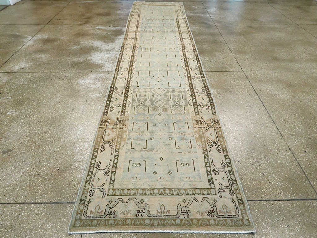 Antique Persian Malayer Runner, No.26849 - Gss