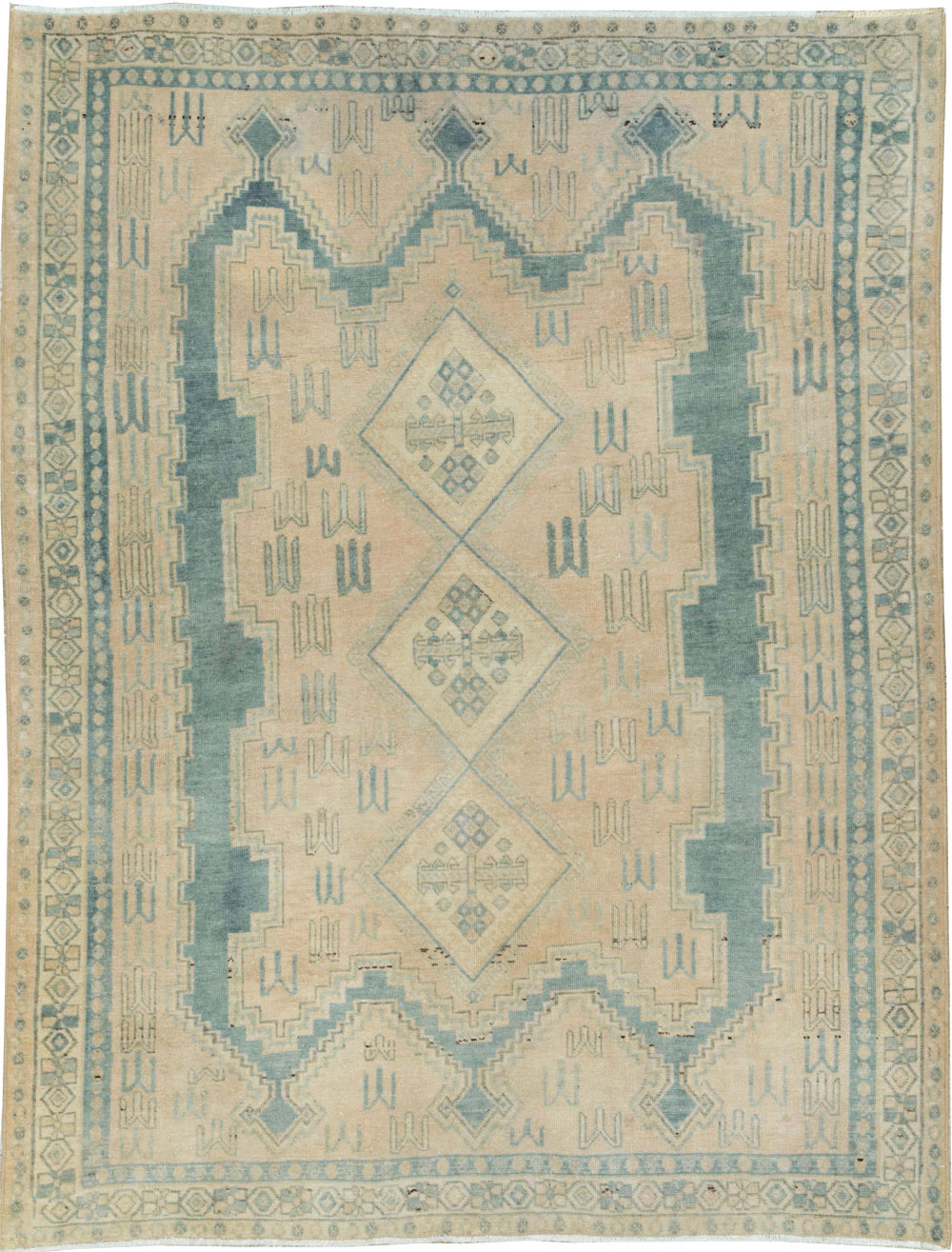 Vintage Persian Afshar Accent Rug, No.26851 - Gss