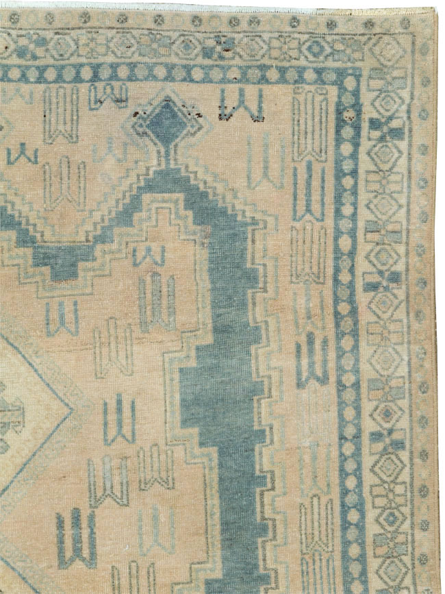 Vintage Persian Afshar Accent Rug, No.26851 - Gss