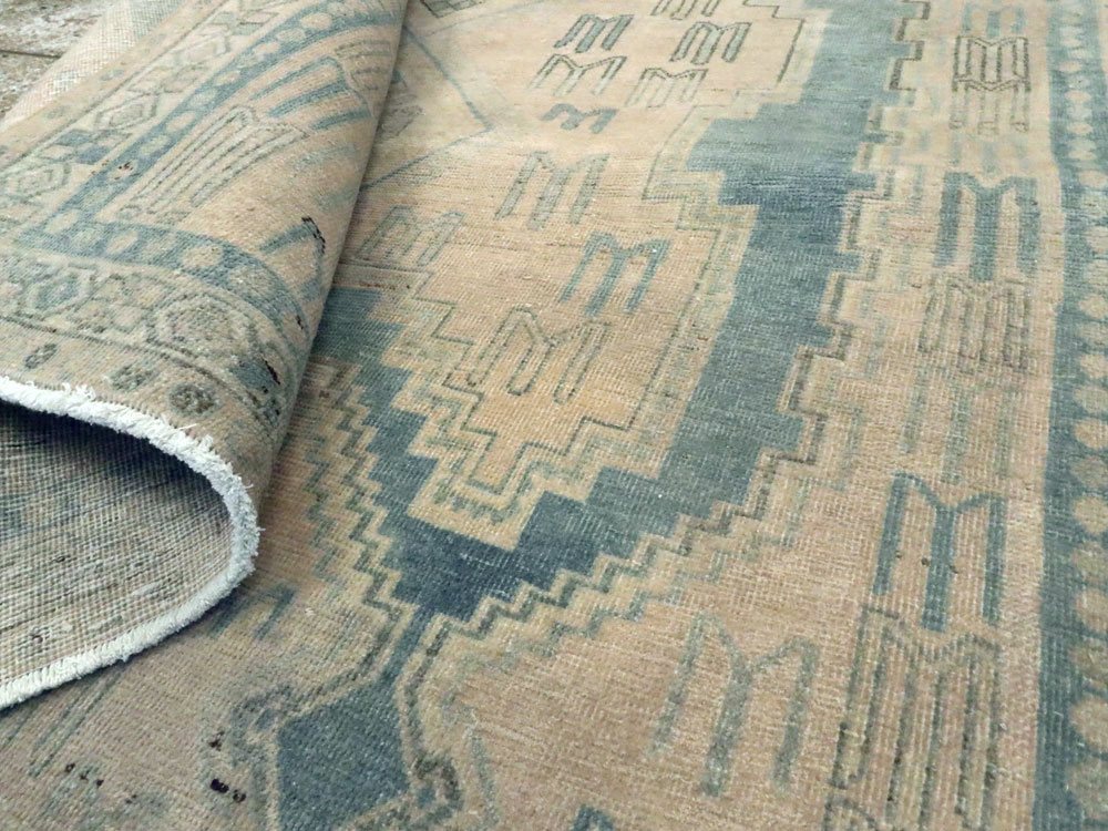 Vintage Persian Afshar Accent Rug, No.26851 - Gss