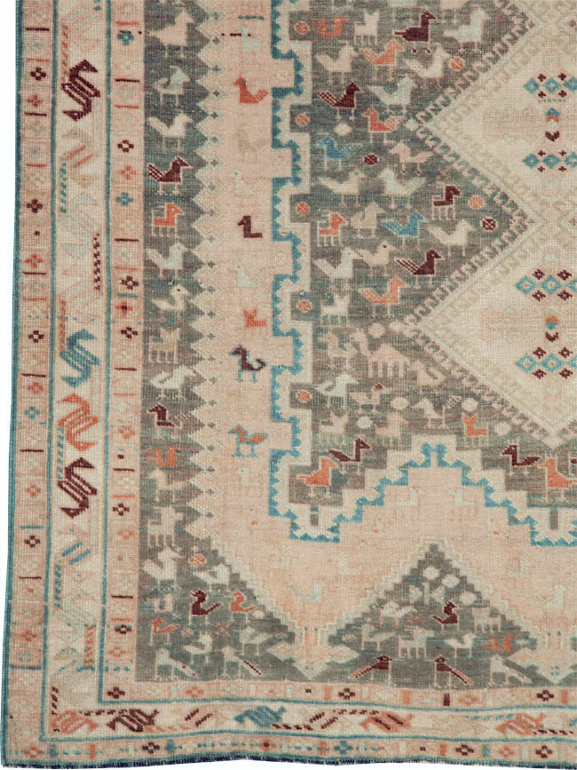 Vintage Persian Afshar Rug, No.26867 - Gss