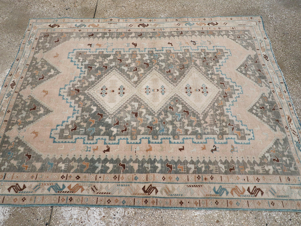 Vintage Persian Afshar Rug, No.26867 - Gss