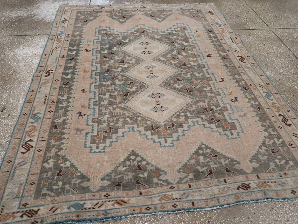 Vintage Persian Afshar Rug, No.26867 - Gss