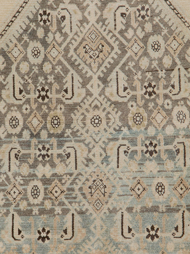 Vintage Persian Malayer Throw Rug, No.26871 - Gss