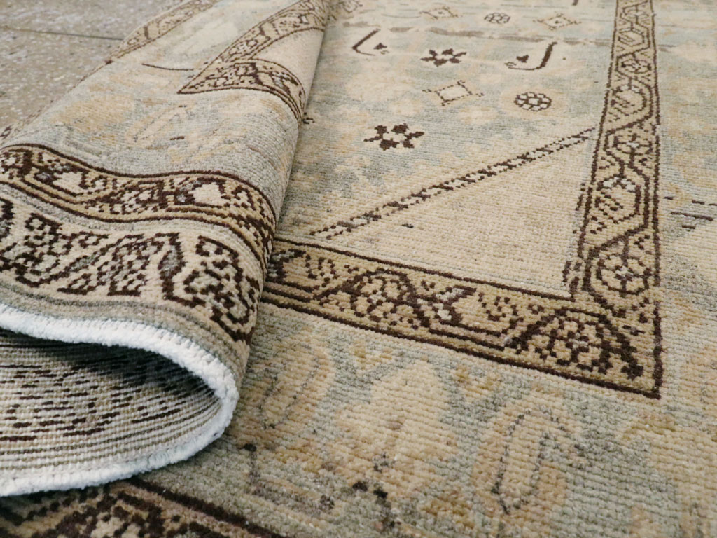 Vintage Persian Malayer Throw Rug, No.26871 - Gss