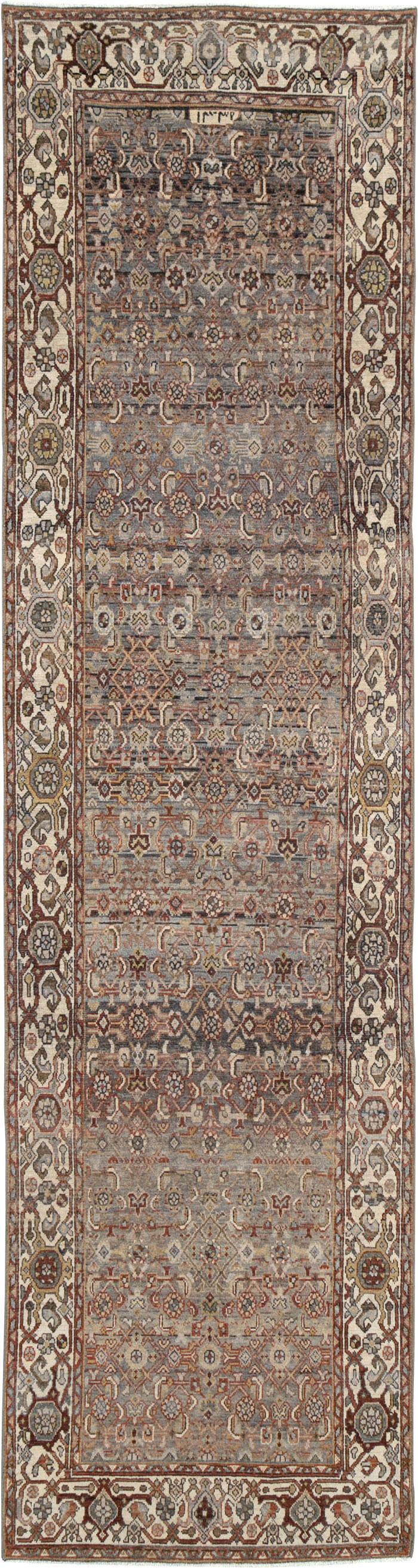 Antique Persian Malayer Runner, No.26877 - Gss