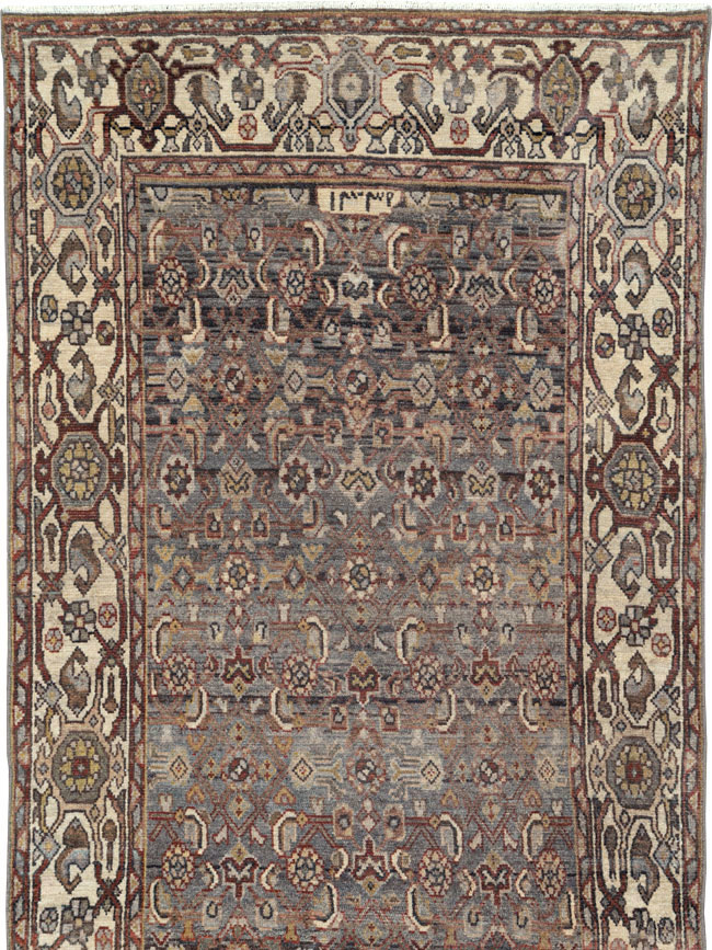 Antique Persian Malayer Runner, No.26877 - Gss