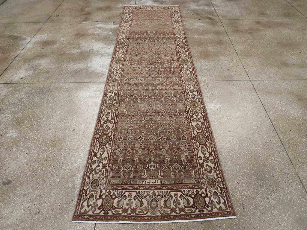 Antique Persian Malayer Runner, No.26877 - Gss