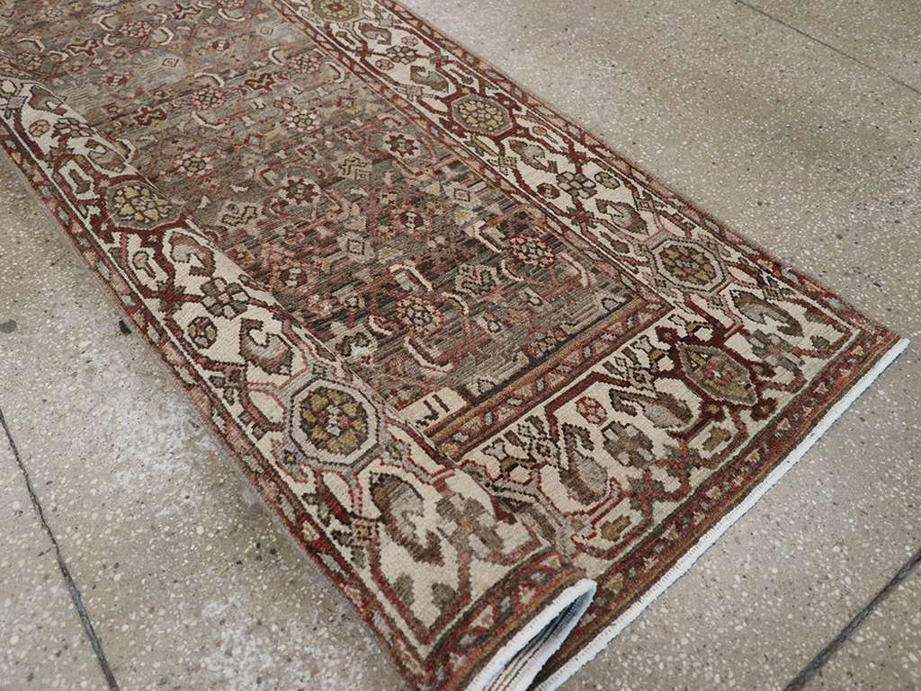 Antique Persian Malayer Runner, No.26877 - Gss