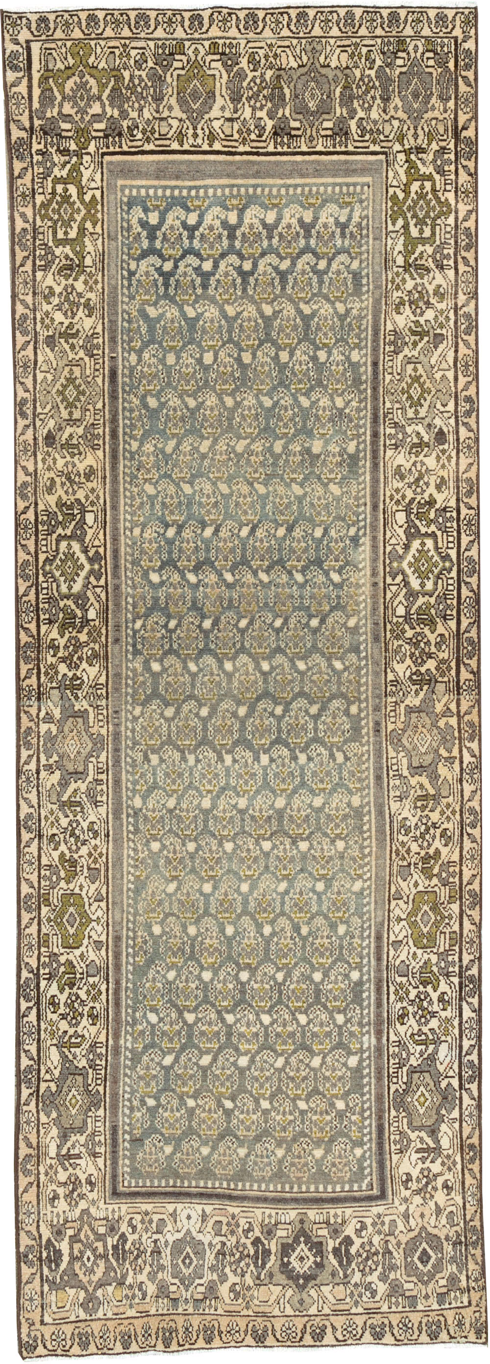 Antique Persian Malayer Runner, No.26878 - Gss