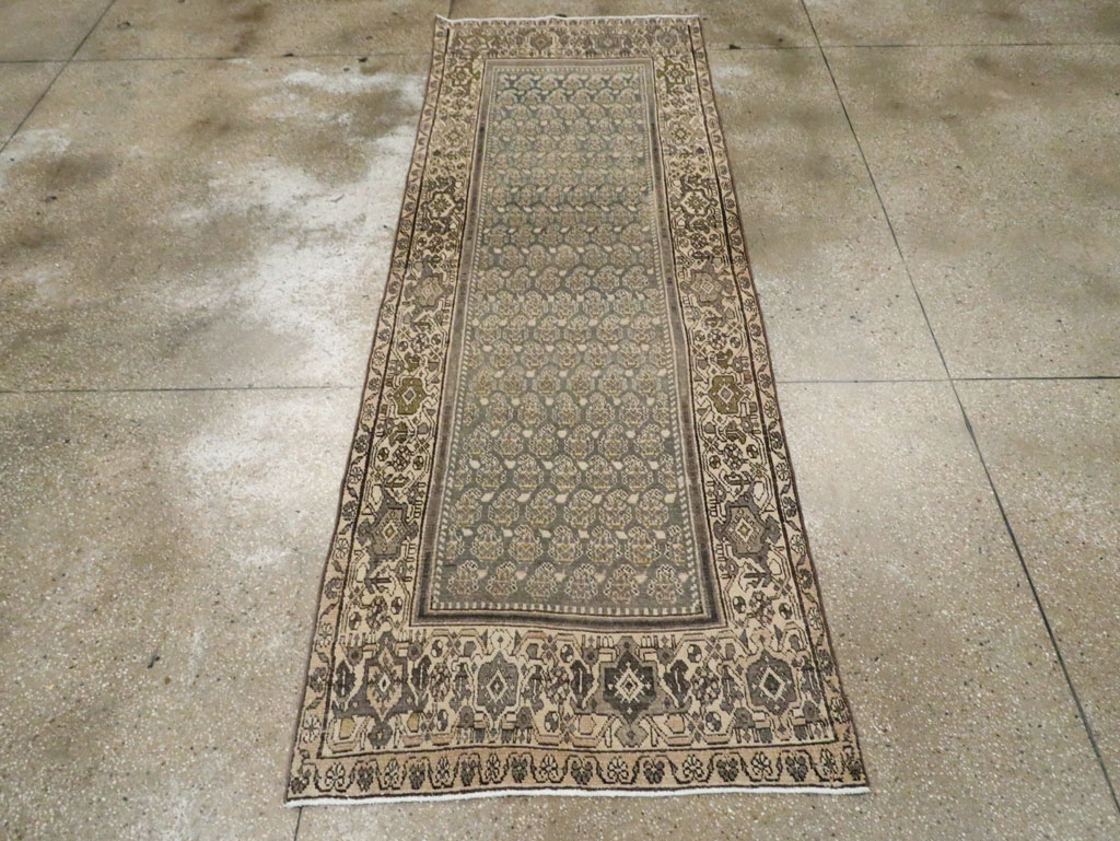 Antique Persian Malayer Runner, No.26878 - Gss