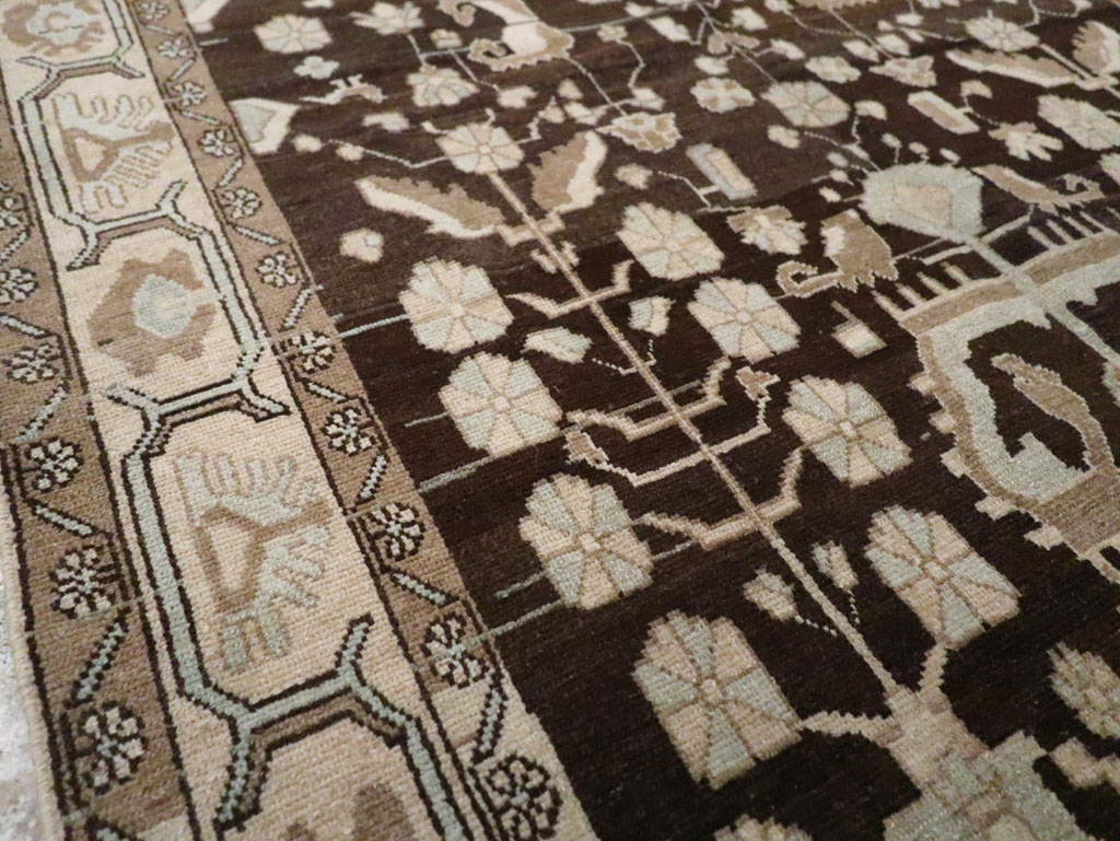 Vintage Persian Malayer Accent Rug, No.26883 - Gss