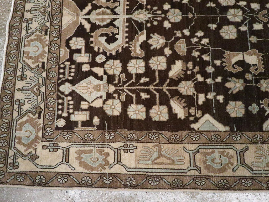 Vintage Persian Malayer Accent Rug, No.26883 - Gss